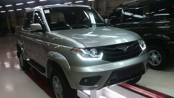 Опубликованы фотографии обновленных UAZ Patriot и Pickup